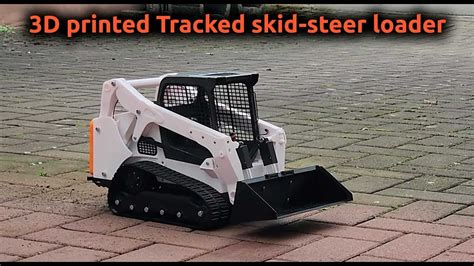 radio control mini skid steer|3d printed rc skid steer.